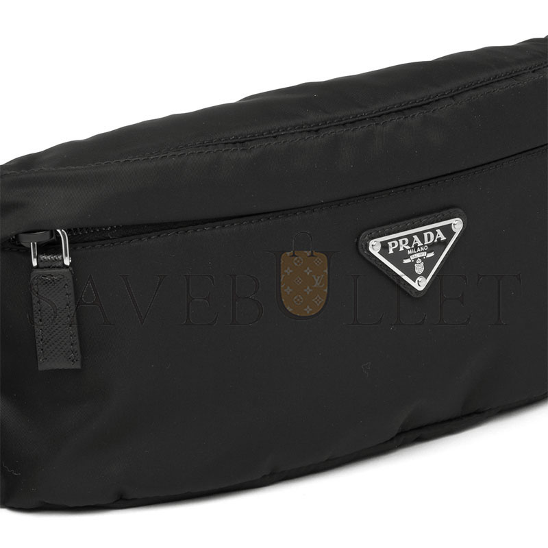 PRADA RE-NYLON AND SAFFIANO LEATHER BELT BAG 2VL034 (26*12cm) PRADA RE-NYLON AND SAFFIANO LEATHER BELT BAG 2VL034 (26*12cm)